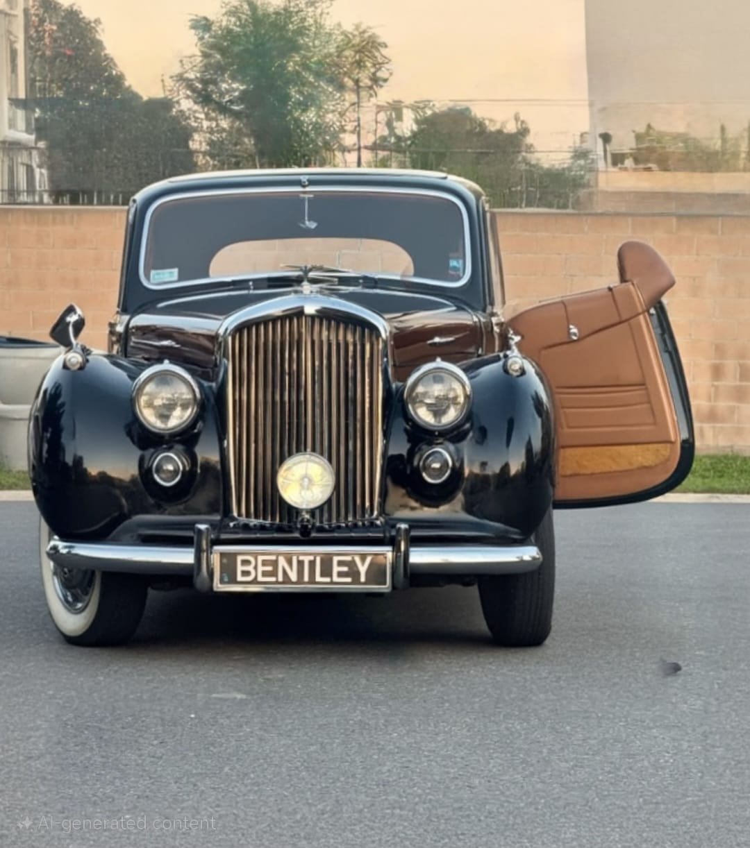 Classic Bentley front view