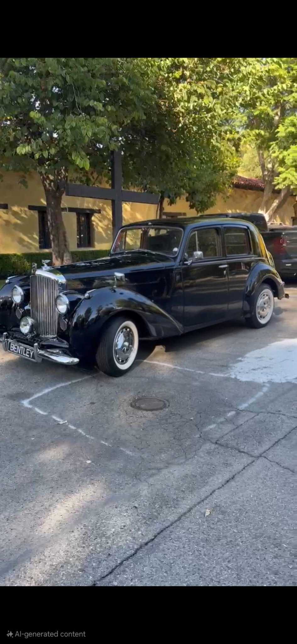 Vintage Bentley side profile